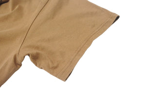 VISVIM ビズビム DOUBLE SCOOP HENLEY ヘンリーネック 半袖Tシャツ 0112105010007 ブラウン サイズ3 美品 中古 4b001441