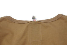 Load image into Gallery viewer, VISVIM ビズビム DOUBLE SCOOP HENLEY ヘンリーネック 半袖Tシャツ 0112105010007 ブラウン サイズ3 美品 中古 4b001441