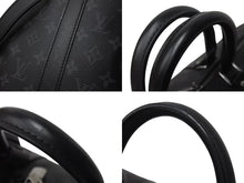 Load image into Gallery viewer, 極美品 LOUIS VUITTON ルイヴィトン エクリプス キーポル バンドリエール45 ボストンバッグ M40569 シルバー金具 ブラック 中古 4b001448