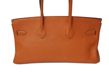 Load image into Gallery viewer, ゴルチェ期 HERMES エルメス ショルダーバーキン オレンジ トリヨンクレマンス ◻︎O刻 シルバー金具 美品 中古 4b001459