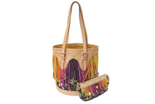 Load image into Gallery viewer, 極美品 LOUIS VUITTON ルイヴィトン フラーンジュ バケット ハンドバッグ M40109 モノグラム マルチカラー ポーチ付き 中古 4b001461
