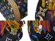 Load image into Gallery viewer, 極美品 LOUIS VUITTON ルイヴィトン フラーンジュ バケット ハンドバッグ M40109 モノグラム マルチカラー ポーチ付き 中古 4b001461