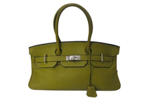 Load image into Gallery viewer, 極美品 ゴルチェ期 HERMES エルメス ショルダーバーキン トリヨンクレマンス アニスグリーン □H刻印 ショルダーバッグ 中古 4b001462