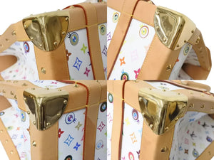 LOUIS VUITTON × 村上隆 ルイヴィトン ボストンバッグ サックジギャンティック M92057 ブロン マルチ ゴールド金具 美品 中古 4b001467