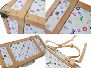 LOUIS VUITTON × 村上隆 ルイヴィトン ボストンバッグ サックジギャンティック M92057 ブロン マルチ ゴールド金具 美品 中古 4b001467