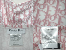 Load image into Gallery viewer, Christian Dior クリスチャンディオール タンクトップ 4P16155010 サイズ42 トロッター ガリアーノ期 ピンク ラインストーン 美品 中古 4b001468