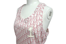 Load image into Gallery viewer, Christian Dior クリスチャンディオール タンクトップ 4P16155010 サイズ42 トロッター ガリアーノ期 ピンク ラインストーン 美品 中古 4b001468