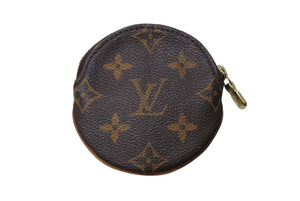 LOUIS VUITTON ルイヴィトン ポルトモネ ロン コインケース 小銭入れ M61926 モノグラム ブラウン 美品 中古 4b001469