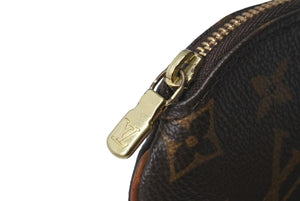 LOUIS VUITTON ルイヴィトン ポルトモネ ロン コインケース 小銭入れ M61926 モノグラム ブラウン 美品 中古 4b001469