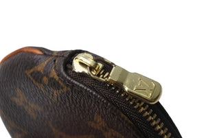 LOUIS VUITTON ルイヴィトン ポルトモネ ロン コインケース 小銭入れ M61926 モノグラム ブラウン 美品 中古 4b001469