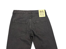 画像をギャラリービューアに読み込む, 極美品 RAF SIMONS ラフシモンズ AW18 2CB GHB ブラックデニム レギュラーデニムパンツ ブラック レッド グリーン サイズ30 中古 4b001482 