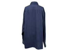 Load image into Gallery viewer, 新品未使用 Maison Margiela メゾンマルジェラ Long Sleeve Shirt 長袖シャツ サイズ41 ネイビー イエロー ブラウン 中古 4b001483