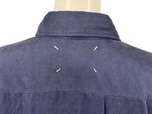 Load image into Gallery viewer, 新品未使用 Maison Margiela メゾンマルジェラ Long Sleeve Shirt 長袖シャツ サイズ41 ネイビー イエロー ブラウン 中古 4b001483