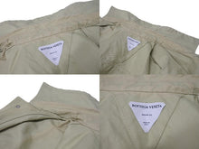 Load image into Gallery viewer, BOTTEGA VENETA ボッテガヴェネタ 22SS ポケット付きオーバーサイズ半袖シャツ 695362 V1V60 カーキ サイズ46 美品 中古 4b001484