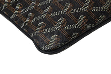 Load image into Gallery viewer, GOYARD ゴヤール セナPM クラッチバッグ SENAT2PMLTY01CL01P ブラック PVC レザー シルバー金具 美品 中古 4b001486