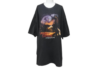 Harley Davidson ハーレーダビットソン ヴィンテージ 半袖Tシャツ NEWJERSEY コットン ブラック レッド サイズ2XL 美品 中古 4b001489