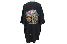 Load image into Gallery viewer, Harley Davidson ハーレーダビットソン ヴィンテージ 半袖Tシャツ NEWJERSEY コットン ブラック レッド サイズ2XL 美品 中古 4b001489