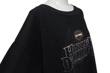 Load image into Gallery viewer, HARLEY DAVIDSON ハーレーダビッドソン ロゴ プリント Tシャツ ブラック サイズXXL ブラック 中古 美品 4b001491