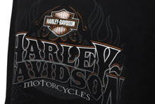 Load image into Gallery viewer, HARLEY DAVIDSON ハーレーダビッドソン ロゴ プリント Tシャツ ブラック サイズXXL ブラック 中古 美品 4b001491