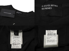 Load image into Gallery viewer, 新品未使用 ENFANTS RICHES DEPRIMES アンファン リッシュ デプリメ 半袖Tシャツ コットン ブラック サイズL 中古 4b001493