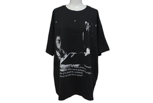 新品未使用 ENFANTS RICHES DEPRIMES アンファン リッシュ デプリメ 半袖Tシャツ コットン ブラック サイズL 中古 4b001493