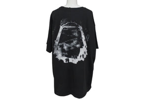 新品未使用 ENFANTS RICHES DEPRIMES アンファン リッシュ デプリメ 半袖Tシャツ コットン ブラック サイズL 中古 4b001493