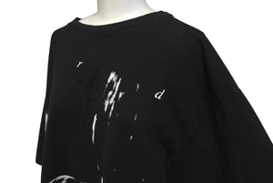 新品未使用 ENFANTS RICHES DEPRIMES アンファン リッシュ デプリメ 半袖Tシャツ コットン ブラック サイズL 中古 4b001493