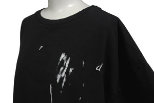 新品未使用 ENFANTS RICHES DEPRIMES アンファン リッシュ デプリメ 半袖Tシャツ コットン ブラック サイズL 中古 4b001493