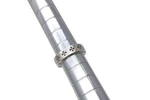 CHROME HEARTS クロムハーツ スペーサーフォーエバーリング 6mm 指輪 10g シルバー925 サイズ15号 美品 中古 4b001508 