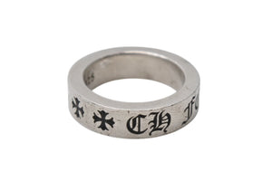 CHROME HEARTS クロムハーツ スペーサーフォーエバーリング 6mm 指輪 10.4g シルバー925 サイズ14号 美品 中古 4b001509 