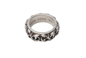CHROMEHEARTS クロムハーツ エタニティ ヴァイン バンドリング 指輪 アクセサリー シルバー925 12.7g サイズ14号 美品 中古 4b001512 