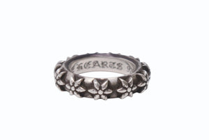 CHROME HEARTS クロムハーツ スターバインバンド リング 指輪 アクセサリー 11.3g シルバー925 13.5号 美品 中古 4b001513 