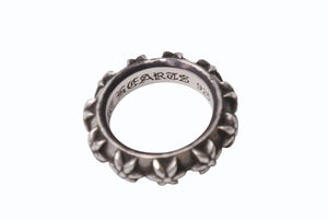 CHROME HEARTS クロムハーツ スターバインバンド リング 指輪 アクセサリー 11.3g シルバー925 13.5号 美品 中古 4b001513 