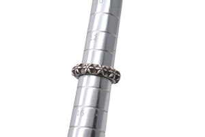CHROME HEARTS クロムハーツ スターバインバンド リング 指輪 アクセサリー 11.3g シルバー925 13.5号 美品 中古 4b001513 