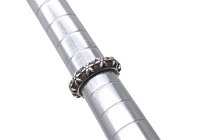 CHROME HEARTS クロムハーツ スターバインバンド リング 指輪 アクセサリー 11.3g シルバー925 13.5号 美品 中古 4b001513 