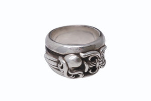 CHROME HEARTS クロムハーツ ダガーハート リング 指輪 アクセサリー シルバー925 33.3g サイズ22号 美品 中古 4b001514 
