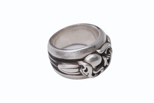 CHROME HEARTS クロムハーツ ダガーハート リング 指輪 アクセサリー シルバー925 33.3g サイズ22号 美品 中古 4b001514 