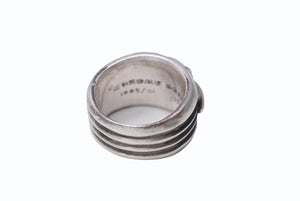 CHROME HEARTS クロムハーツ ダガーハート リング 指輪 アクセサリー シルバー925 33.3g サイズ22号 美品 中古 4b001514 