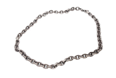 CHROME HEARTS クロムハーツ ネックレス ラージ ペーパーチェーン アクセサリー シルバー925 97.2g 20インチ 美品 中古 4b001515 