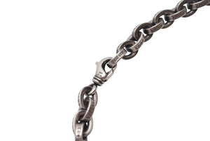 CHROME HEARTS クロムハーツ ネックレス ラージ ペーパーチェーン アクセサリー シルバー925 97.2g 20インチ 美品 中古 4b001515 