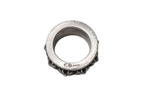 CHROME HEARTS クロムハーツ スピナー CHX リング 指輪 アクセサリー 30.8g シルバー925 サイズ17.5号 美品 中古 4b001519 