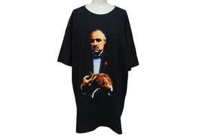 VINTAGE ヴィンテージ The Godfather ザ ゴッドファーザー ムービーTシャツ ドン ヴィトー コルレオーネ 映画 美品 中古 4b001523 