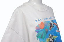 Load image into Gallery viewer, VINTAGE ヴィンテージ KOI UNLIMITED 鯉 半袖Tシャツ トップス コットン ホワイト マルチカラー サイズL 美品 中古 4b001526