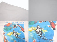 Load image into Gallery viewer, VINTAGE ヴィンテージ KOI UNLIMITED 鯉 半袖Tシャツ トップス コットン ホワイト マルチカラー サイズL 美品 中古 4b001526