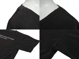 VINTAGE ヴィンテージ I DONT NEED YOUR ATTITUDE I HAVE MY OWN メッセージTシャツ サイズXL フェードブラック 美品 中古 4b001528 