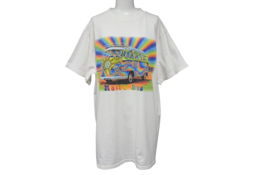 グランドセール 漫画 VINTAGE ヴィンテージ 90's Volkswagen Magic Bus Tシャツ(半袖+袖なし)