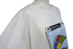 極美品 VINTAGE ヴィンテージ Microdot マイクロドット 半袖Tシャツ サイズL Microsoft パロディ LSD ドラッグ 中古 4b001531
