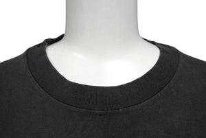 VINTAGE ヴィンテージ PLEASE NO FLASH PHOTOGRAPHY Tシャツ サイズL メッセージ プリント フェードブラック 美品 中古 4b001538