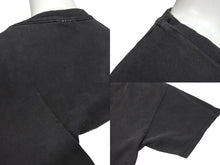 Load image into Gallery viewer, VINTAGE ヴィンテージ PLEASE NO FLASH PHOTOGRAPHY Tシャツ サイズL メッセージ プリント フェードブラック 美品 中古 4b001538
