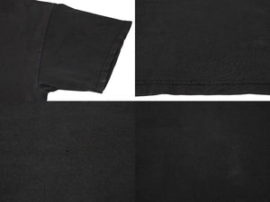 VINTAGE ヴィンテージ PLEASE NO FLASH PHOTOGRAPHY Tシャツ サイズL メッセージ プリント フェードブラック 美品 中古 4b001538